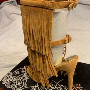 Womens Liliana peep toe boots